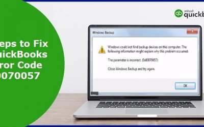 Fix QuickBooks Error Code 80070057 - Featured Image